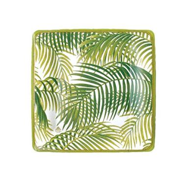Imagem de Pratos de papel para salada/sobremesa Entertaining with Caspari Under the Palms, pacote com 8
