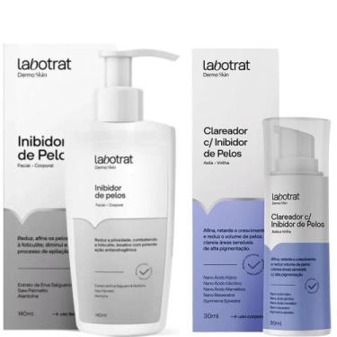 Imagem de Kit Inibidor E Clareador De Pelos Labotrat Dermo Skin 140ml - Labotrat