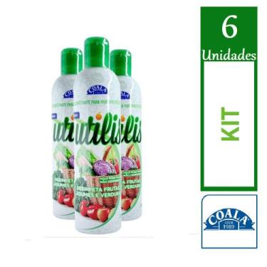 Imagem de Kit 6 Coala Desinfetante de Hortifrutícolas Utilis 300ml