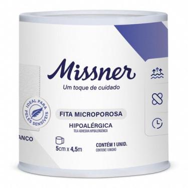 Imagem de Fita Microporosa Branca 5,0cm X 4,5m - Missner (6 Unid)