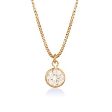 Imagem de Colar Banhado a Ouro 18K Ponto de Luz - JA Jóias