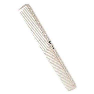 Imagem de Pente de Carbono Para Barbeiros Profissional Umi Bege Preto Bege fino 