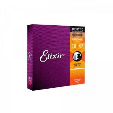 Imagem de Encordoamento Para Violão .010 Extra Light Phosphor Bronze Nanoweb 160