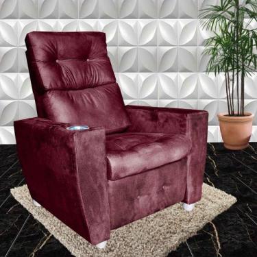 Imagem de  Poltrona Do Papai e Mamae Magazine - Beatriz Decor , BORDO