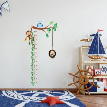 Imagem de Adesivo Régua de Crescimento Macaquinho - Gruda e Cola