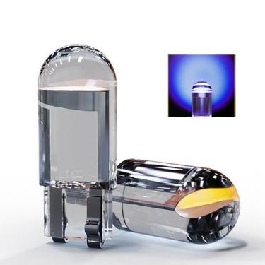 Imagem de Par Super Lâmpada T10 Led Cob Acrílico Lanterna Farolete - Lagos Impor