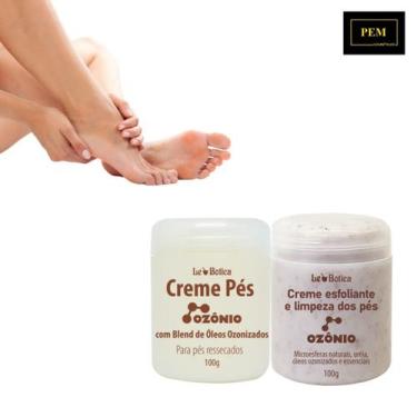 Imagem de Cremes Pés e Calcanhares Esfoliante e Hidratante - Lucy's