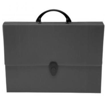 Imagem de Maleta 205 Polionda Pasta Com Alça E Trava Ofício Polibras, Cinza 