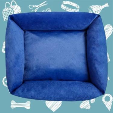 Imagem de Cama caminha pet quadrada para animas de pequeno e médio porte - Talis