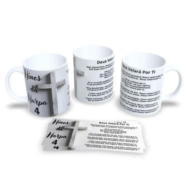 Imagem de Caneca de Porcelana Personalizadas Hinos da Harpa Cristã  - Estampa Su