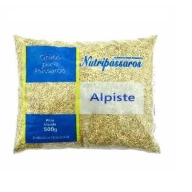 Imagem de Semente de Alpiste Canadense para Pássaros - 500 g - Nutripássaros