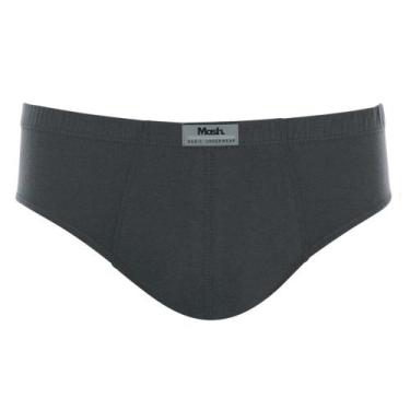Imagem de Cueca Slip Mash 100% Algodão 074.59 XGG/XXGG, XXGG, Cz02, Chumbo