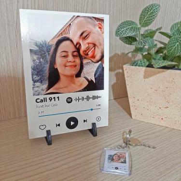 Imagem de Kit Spotify  Quadro A5 + Chaveiro - Nósublime