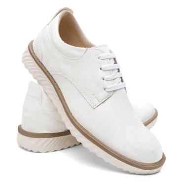 Imagem de Sapato Branco Enfermagem Masculino Social Confortável - onix shoes, Br