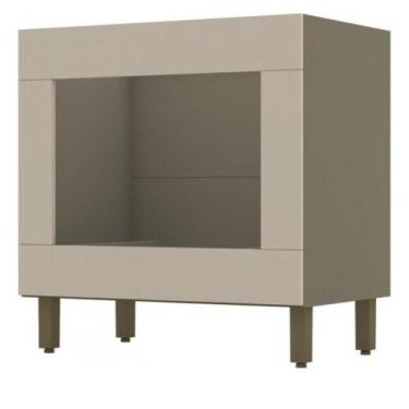 Imagem de Balcão Para Forno Em Mdf Henn Connect Duna-cristal - POLIMAN MÓVEIS