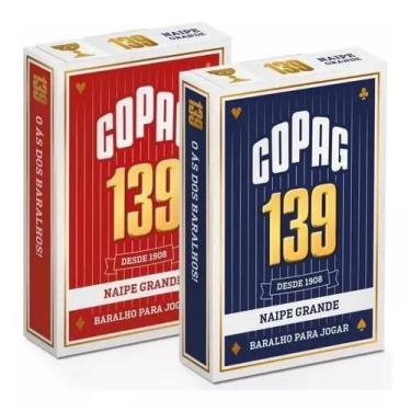 Imagem de Par Baralho Copag 139 Naipe Grande - Novo Original Lacrado