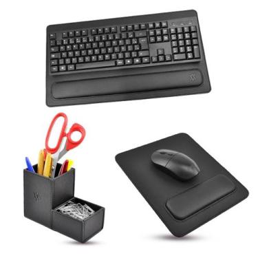 Imagem de Kit Organizador De Mesa Escritório - Office Designer Od1685, Preto