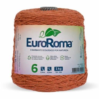 Imagem de Barbante Euroroma Colorido N06 1kg Eurofios, 0710-TELHA