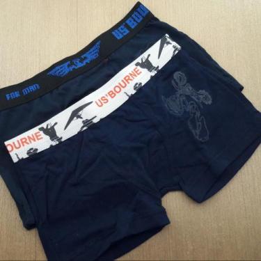 Imagem de Cueca Boxer Infantil Viscolycra - Saulo Lingerie, Azul marinho, GG