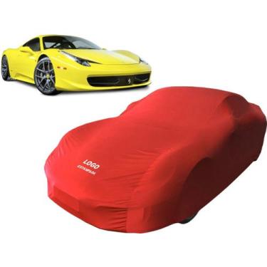 Imagem de Capa Automotiva Em Tecido Para Ferrari 458 Itália - Mz, Vermelha