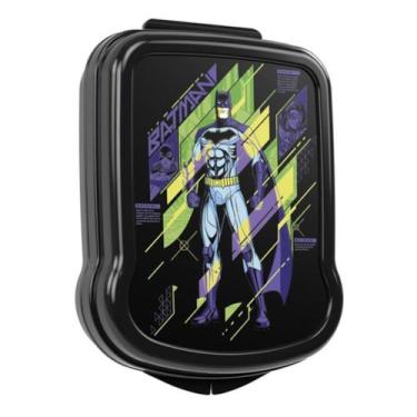 Imagem de Porta Sanduiche do Batman Armazena Lanche de Pão de Forma Lancheira Or
