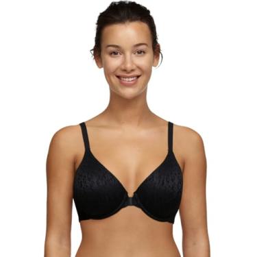 Imagem de Chantelle Sutiã feminino Norah com cobertura total e fecho frontal, Preto, 36G