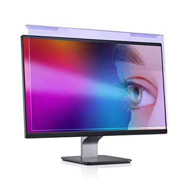 Imagem de GUMIKE Protetor de tela antiluz azul para monitor de mesa universal de 23, 23,6, 9,4 polegadas, painel de filtro de bloqueio de luz azul para olhos - Tipo de suspensão da moldura do monitor panorâmico
