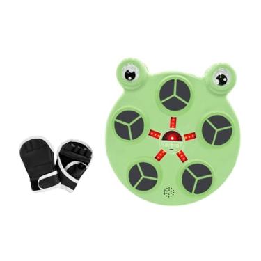 Imagem de kowaku Máquina de boxe inteligente, alvo de parede, almofada de socos, alvo de parede de boxe, treinamento de agilidade para exercícios, treino interno, Verde