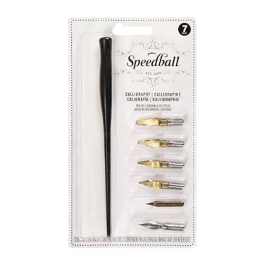 Imagem de Speedball Kit para Caligrafia Speedball Calligraphy 2961, Preto e Metálico