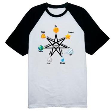 Imagem de Camiseta Raglan Heptagrama oraculo - Alearts, EG