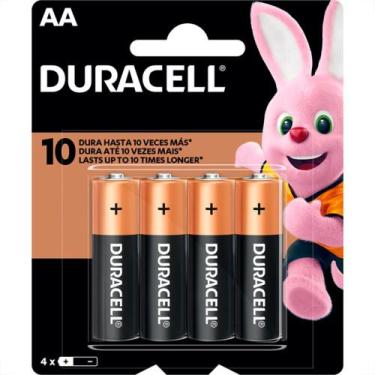 Imagem de Pilha Duracell Alcalina Pequena Aa Cartela 4Pecas