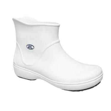 Imagem de Bota Softworks Original Antiderrapante Cano Curto Impermeável - Cozinha, Limpeza (Branco, BR, Adulto, Numérico, 35)