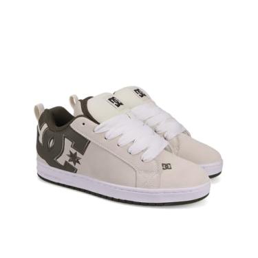 Imagem de DC Court Graffik Tênis de skate masculino, Branco/oliva., 40