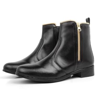 Imagem de Bota Feminina Cano Curto Vivian 503 (Preta, BR, Adulto, Numérico, 40)