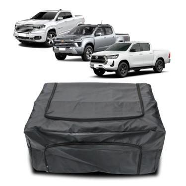 Imagem de Bolsa Organizadora para Caçamba 407 Litros Pick up Picape Compatível com S10 Hilux Ranger Rampage