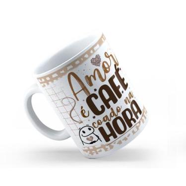 Imagem de Caneca Cerâmica Branca Flork Café 325ml - I Love Be Nerd