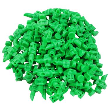 Imagem de FINBe Bocal atomizador de 180 graus para jardim e gramado micro aspersor para sistemas de irrigação de plantas (180° verde) 100 peças