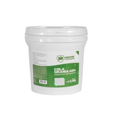 Imagem de Cola granulada branca bx temp 1808 2,5kg mestre marceneiro
