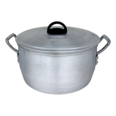 Imagem de Panela Grande Alumínio Hotel Caldeirão Chef 1 Peça 30cm - Generica