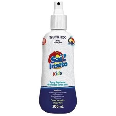 Imagem de Repelente Infantil Spray suave sai inseto Kids 200Ml  - NUTRIEX