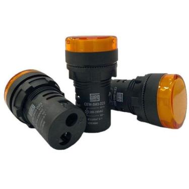 Imagem de Sinaleiro Monobloco 22mm 24Vca/Vcc CEWSM3E26 Amarelo Weg