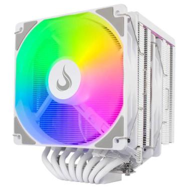 Imagem de Air Cooler Gamer Rise Mode Storm 8 White, ARGB, AMD/Intel, 120mm, Bran