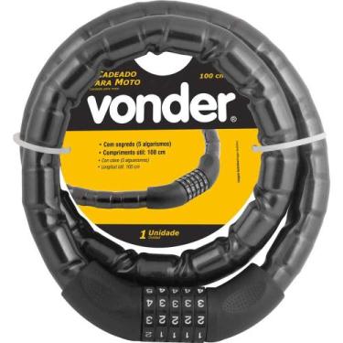 Imagem de Cadeado Para Moto 100 Cm Com Segredo Vonder