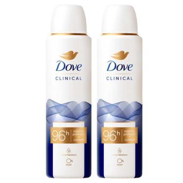 Imagem de Kit 2 und Desod Aero Dove Clinical Clean Feminino 150ml