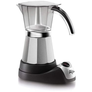 Imagem de Máquina de Café Expresso estilo italiana, 6 xícaras, aço inoxidável, DELONGHI EMK6, Cinza