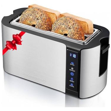 Imagem de Torradeira Elétrica de 4 Fatias com Cronômetro e Contagem Regressiva, 110V Elite Gourmet ECT5322, Prata