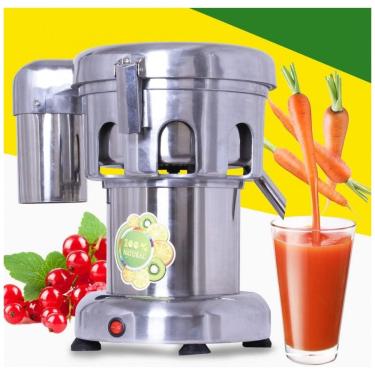 Imagem de Espremedor de Frutas e Vegentais Elétrico Profissional, Aço Inoxidável, 110V Gdrasuya10, Prata