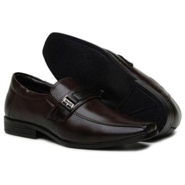 Imagem de Sapato Social Infantil | Elegancia e Conforto Jovem | 27 a 36 | Cafe Premium-Masculino