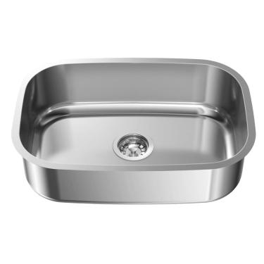 Imagem de Cuba para Pia de Cozinha em Aço Inox N1 46x30x13,5mm com Válvula GhelPlus Inox