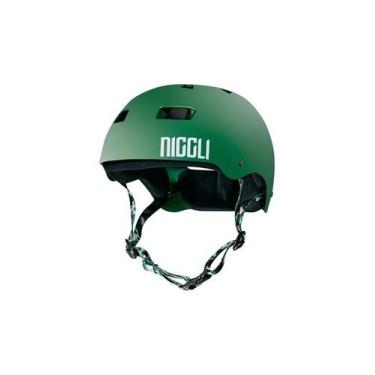 Imagem de Capacete verde fita camuflada pro fosco niggli, GG